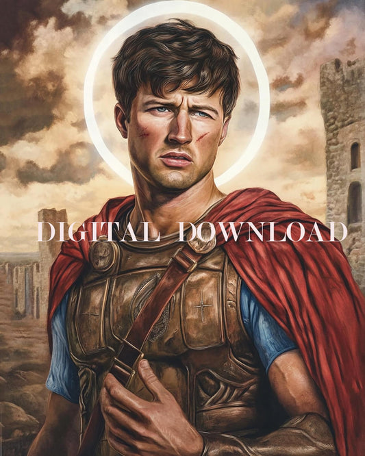 Saint Expedite Religious Art Digital Image Custom Print image 0