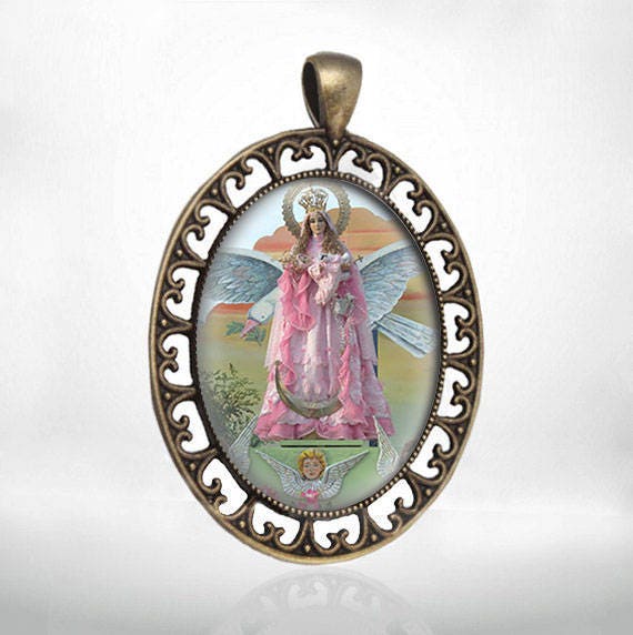 Our Lady of Candelaria Virgin Mary Medal Catholic Jewelry New
