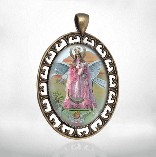 Our Lady of Candelaria Virgin Mary Medal Catholic Jewelry New