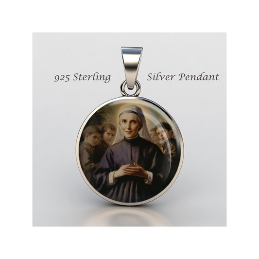 Saint Maria Ursula Of Jesus Julia Maria Ledochowska sterling silver 925  Medal