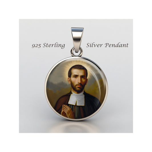 Saint Jaime Hilario Barbal Catholic sterling silver 925 Christian Medal Patron image 0