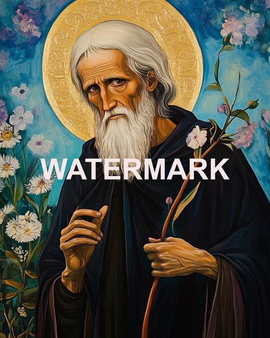 St Pachomius the Great Art Digital Image image 0