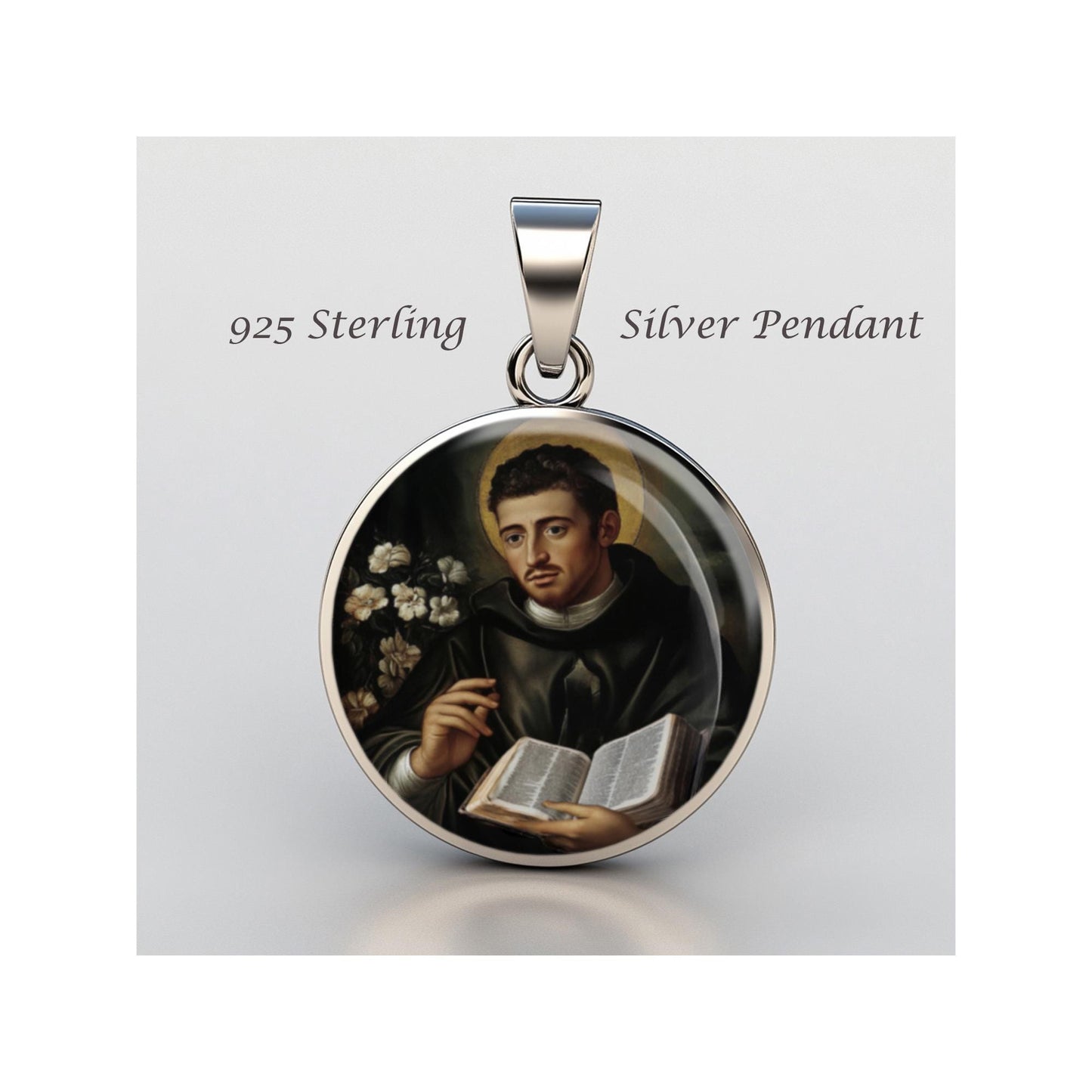 Saint Conrad Of Ascoli Blessed Religious Devotional sterling silver 925 Christian Medal