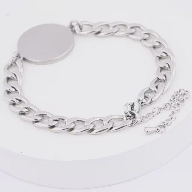 Our Lady Assumption Mary Bracelet Gold or Silver tone Religious Jewelry Simple Chain
