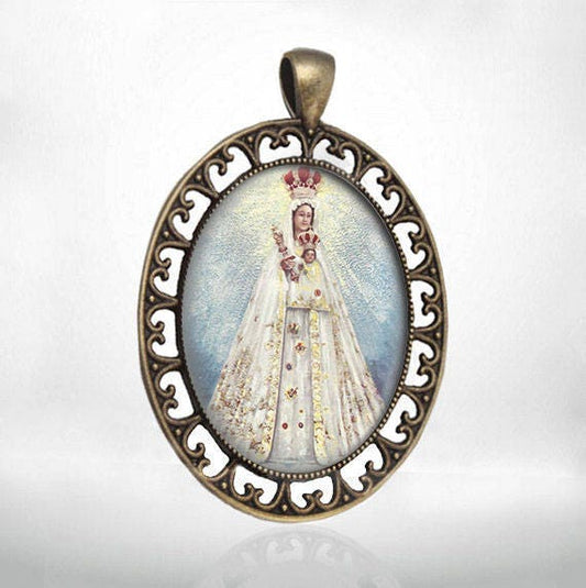 Our Lady of Begona Catholic Jewelry Medal Pendant