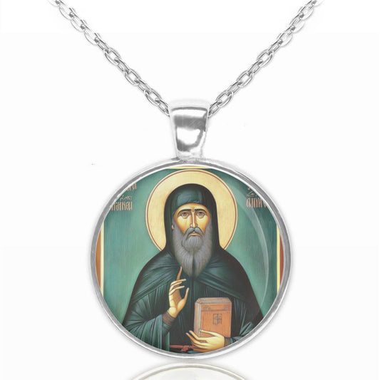 St Nectarius Kephalas Metropolitan of Pentapoli Necklace Medal Religious Pendant
