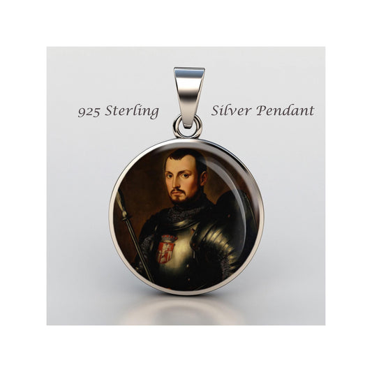 Saint Ignatius Loyola Religious Devotional sterling silver 925 Christian Medal Patron