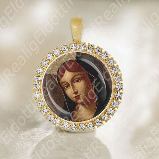 Our Lady of Sassola in Campogalliano Mary Medal Catholic Religious Jewelry