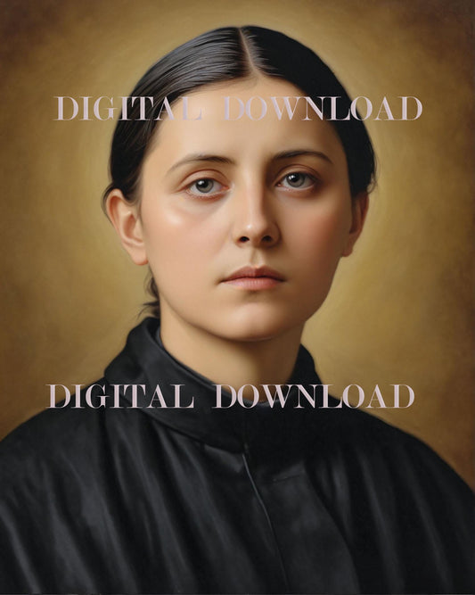 Saint Gemma Galgani Religious Catholic Art Digital Image image 0