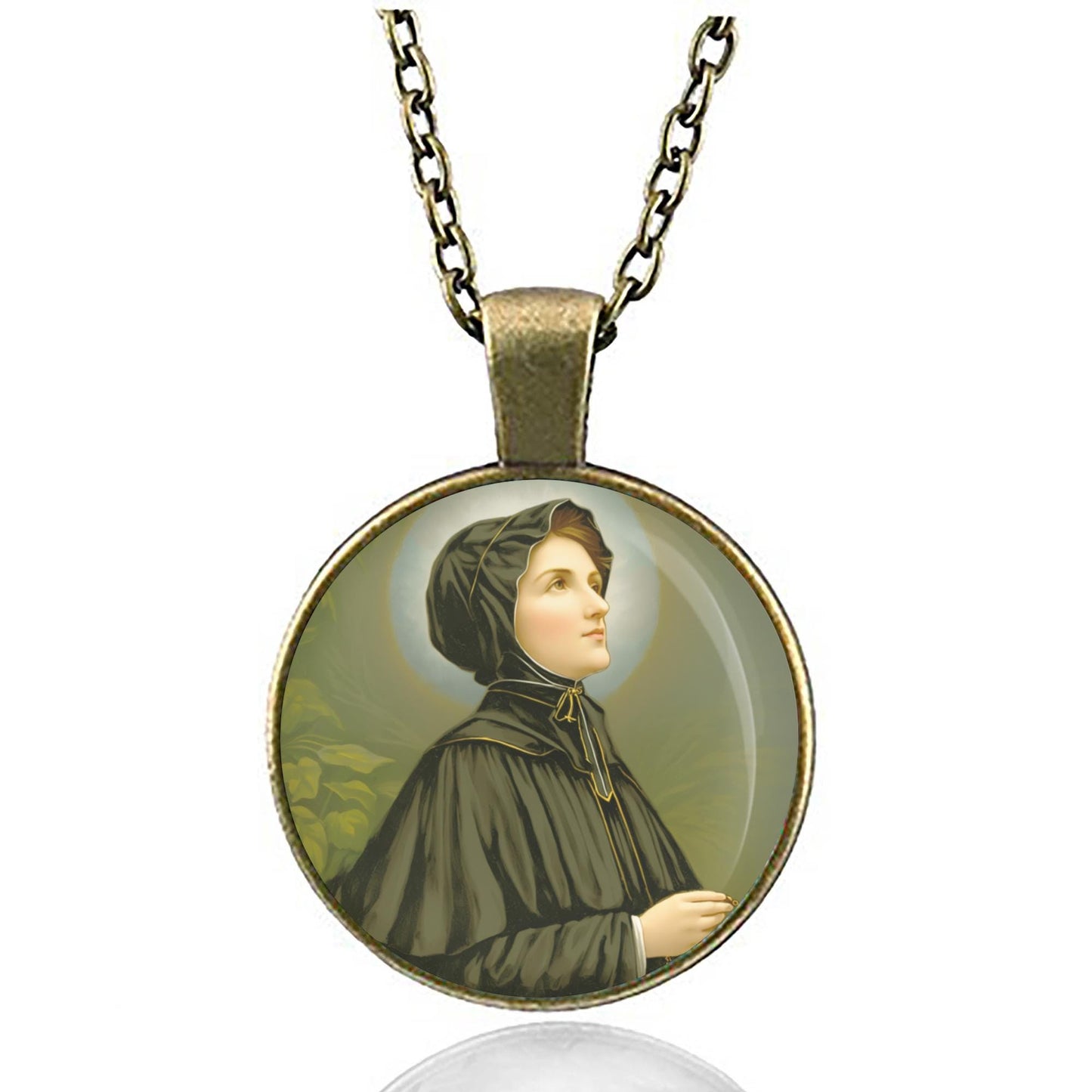 St. Elizabeth Ann Seton Necklace – Medal Pendant Charm Jewelry