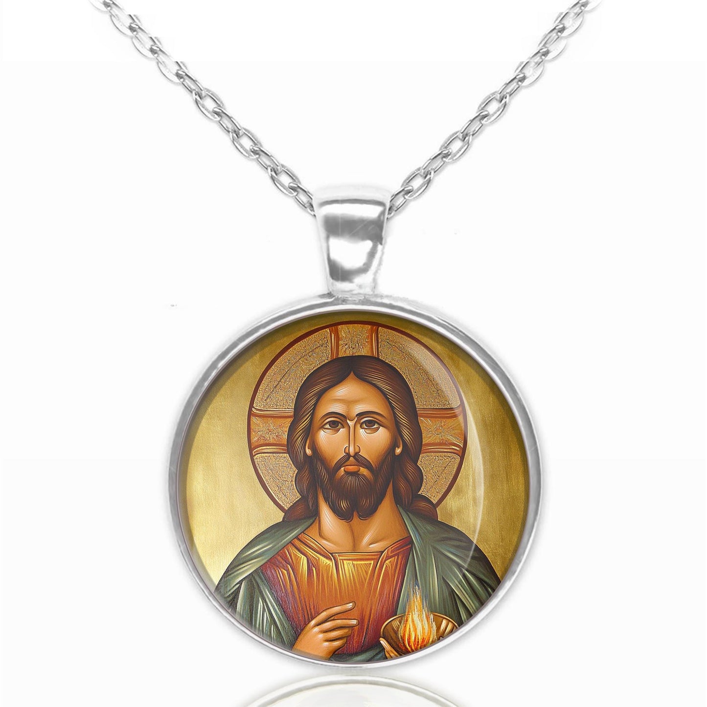 St. Irenaeus Medal Necklace Pendant
