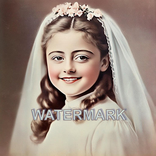 Saint Therese of Lisieux First Holy Communion Digital Image image 0