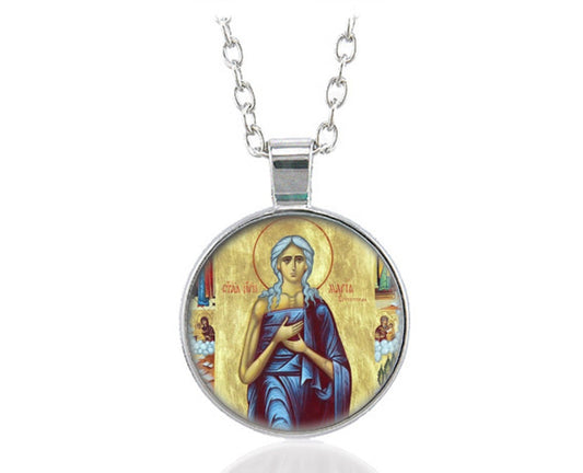 Saint Mary of Egypt Orthodox Necklace