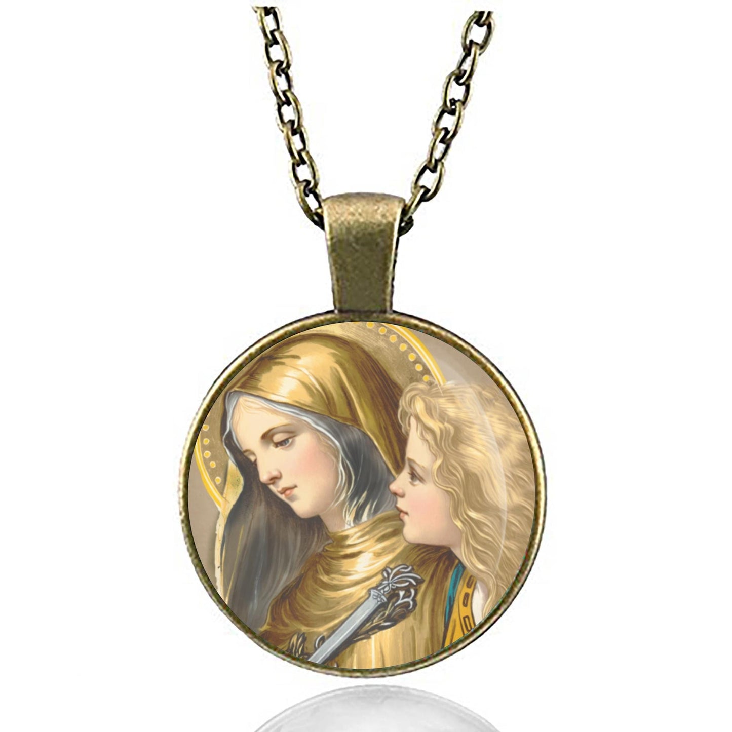 Saint Frances of Rome Handcrafted Necklace