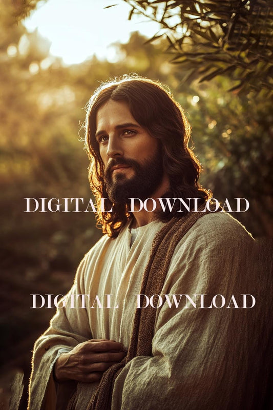 Our Lord Jesus Christ Print Religious Art Digital Image image 0