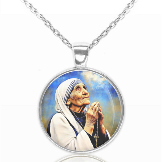Mother Teresa Necklace | Pendant Teresa of Calcutta Medal
