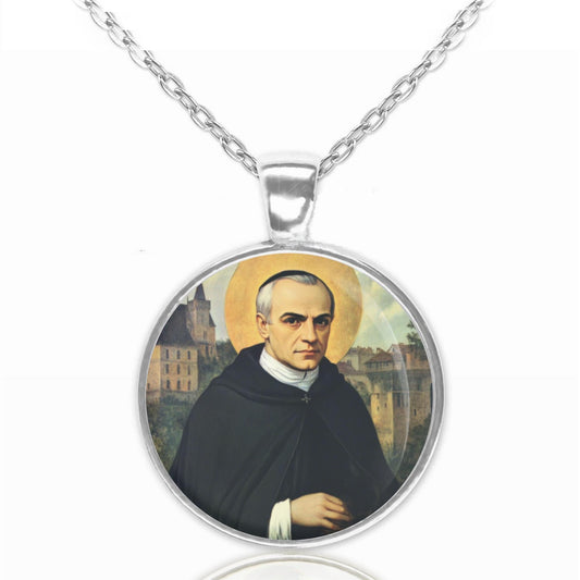 Saint Mutien-Marie Wiaux Necklace - Handmade Christian Pendant | Symbol of Humility, Faith, and Devotion | Unique Religious Jewelry