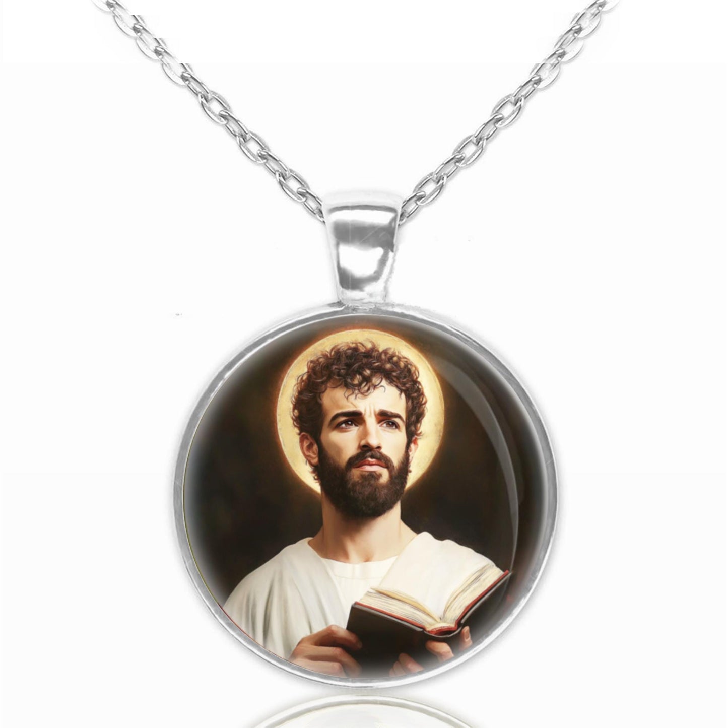 St. Barnabas Necklace Patron Saint Pendant Medal