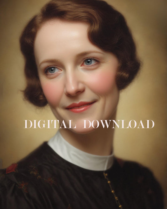 Venerable Edel Quinn Religious Catholic Art Digital Image Custom Print image 0