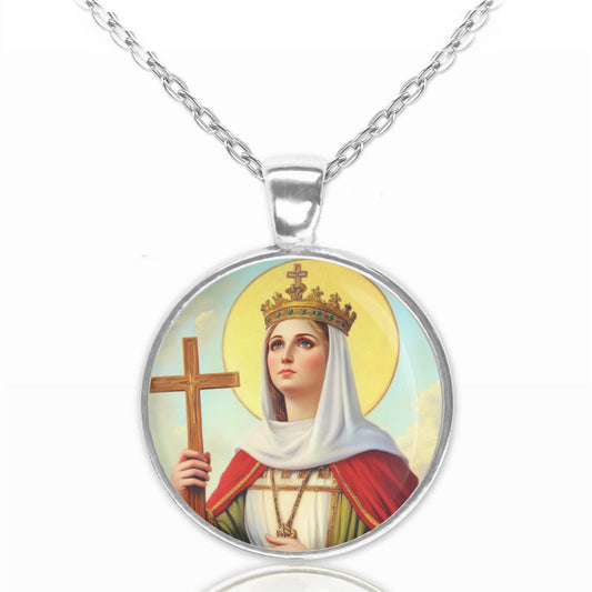 St Helena Necklace Catholic Medal Pendant