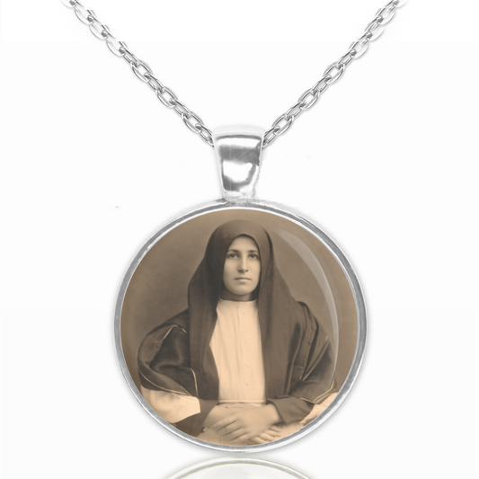 Antonia Messina Blessed Necklace Catholic Pendant Medal image 0