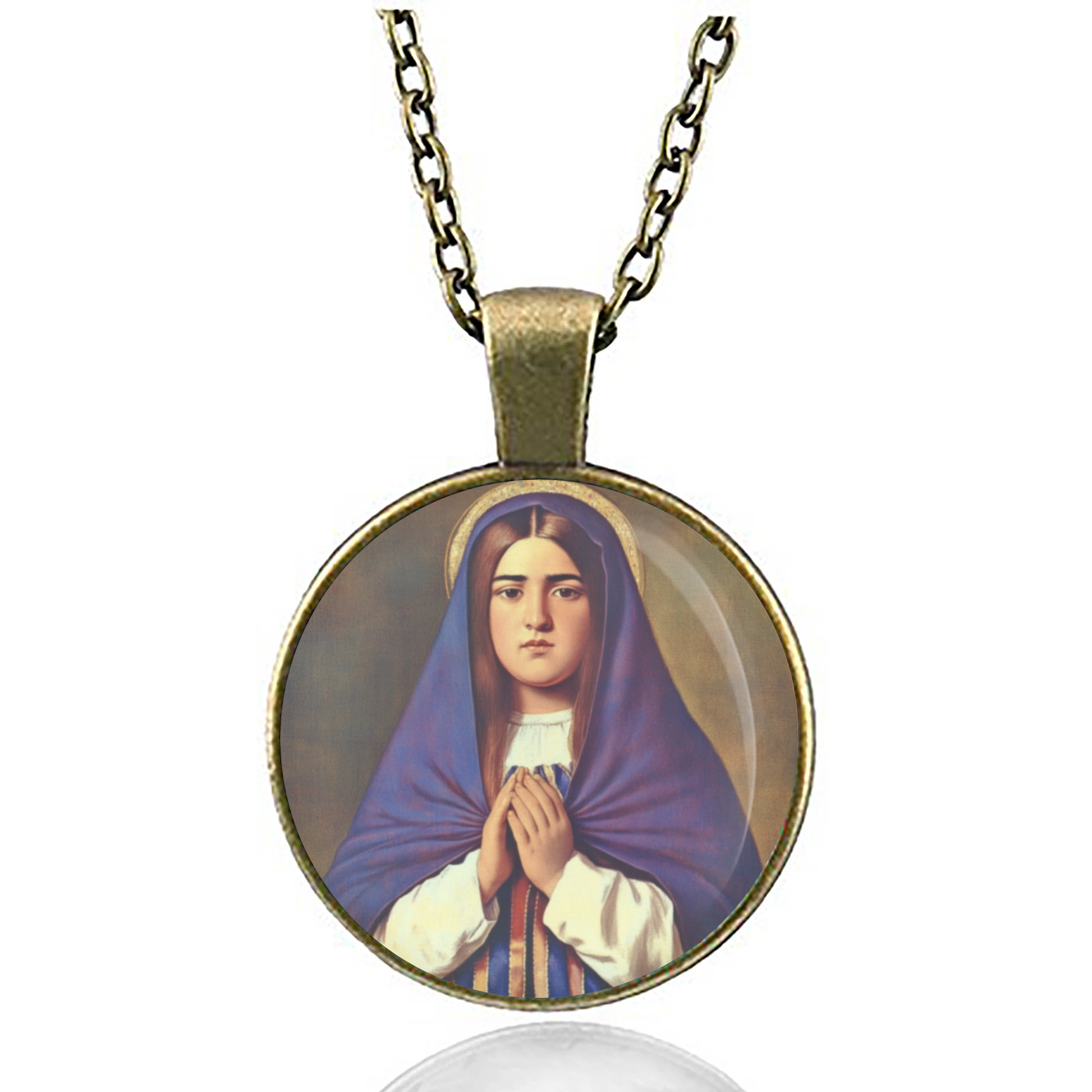 Antonia Messina Blessed Necklace Catholic Pendant Medal image 4