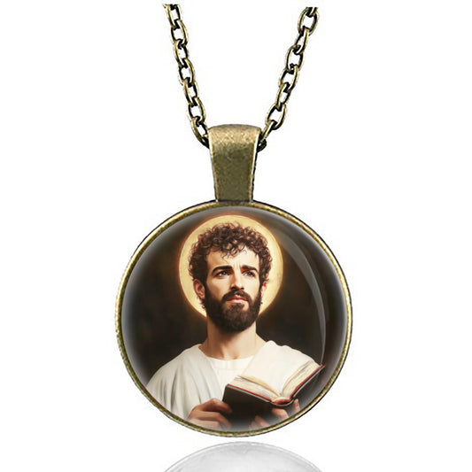 St. Barnabas Necklace Patron Saint Pendant Medal