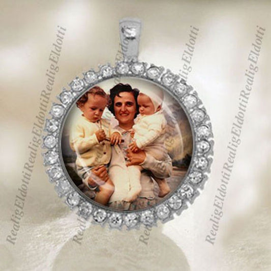St Gianna Beretta Molla Patron Saint Catholic Silver Tone Medal Pendant