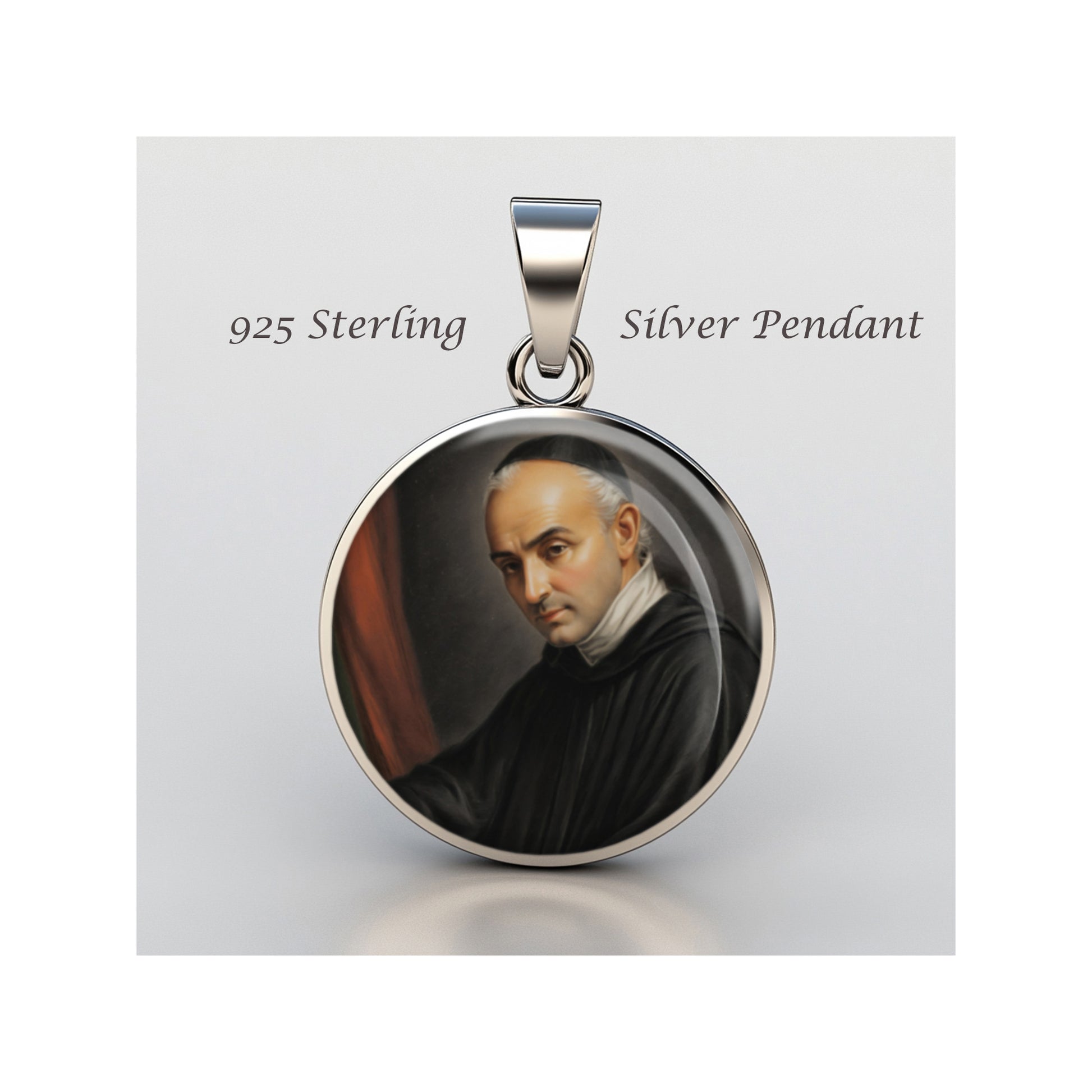 Saint Marcantonio Durando Bl Catholic sterling silver 925 Christian Medal Patron image 0