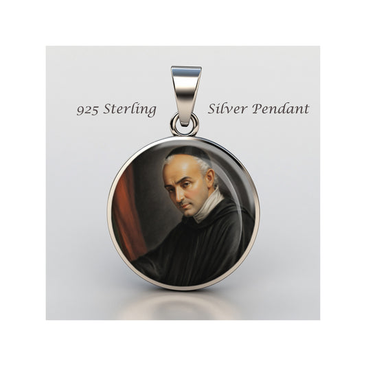 Saint Marcantonio Durando Bl Catholic sterling silver 925 Christian Medal Patron image 0