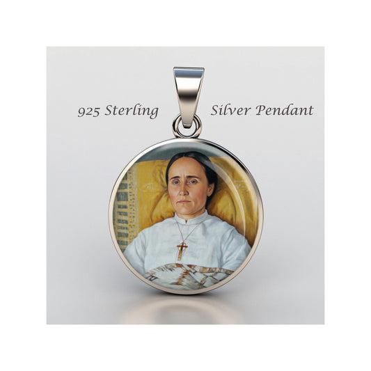 Saint Blessed Anna Schaffer Religious Devotional sterling silver 925 Christian Medal Patron