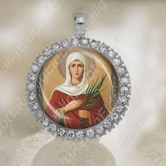 The Holy Martyr St Tatiana of Rome Medal Pendant Catholic Religious Jewelry