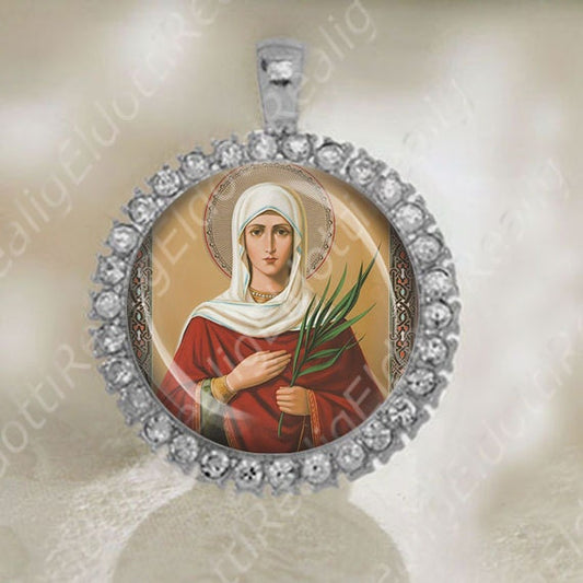 The Holy Martyr St Tatiana of Rome Medal Pendant Catholic Religious Jewelry