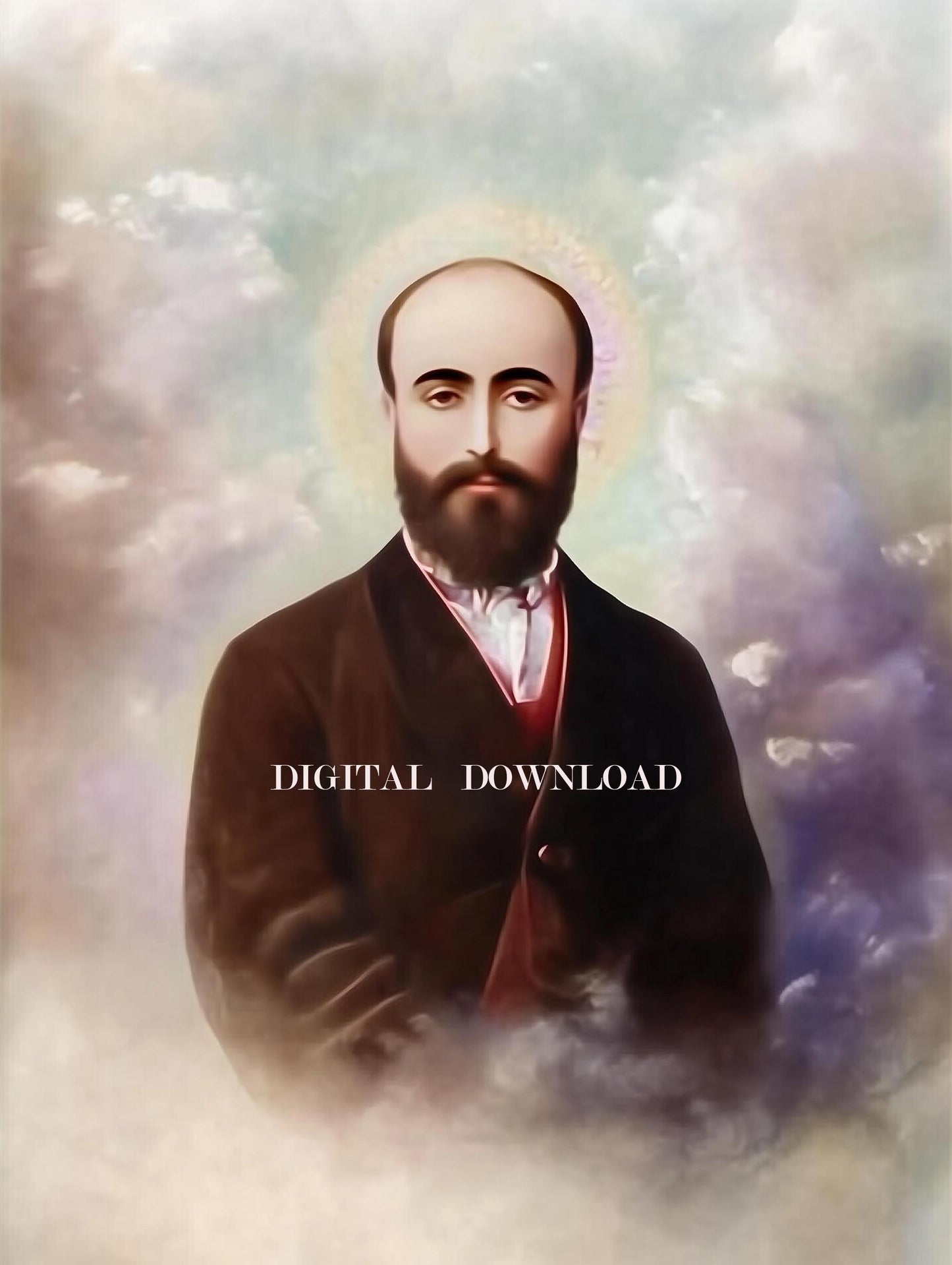 Saint Louis Martin | Father of St. Therese of Lisieux Religious Catholic Print Art DIGITAL DOWNLOAD