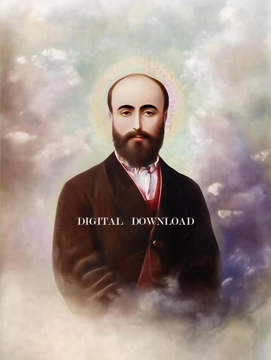 Saint Louis Martin | Father of St. Therese of Lisieux Religious Catholic Print Art DIGITAL DOWNLOAD