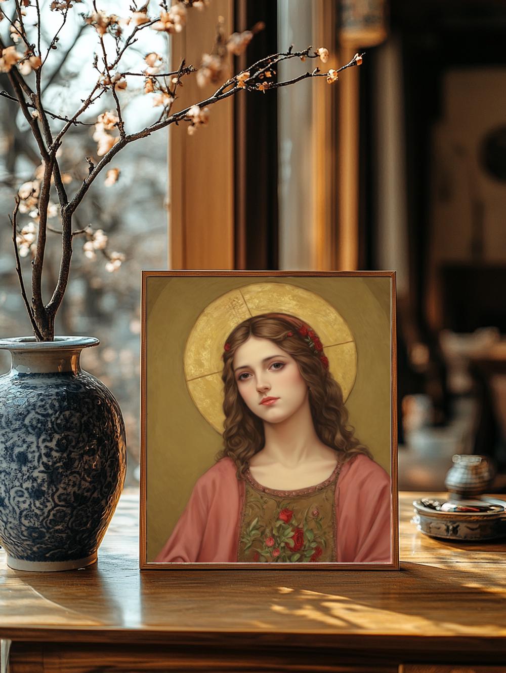 Saint Eulalia of Merida Religious Art DIGITAL DOWNLOAD