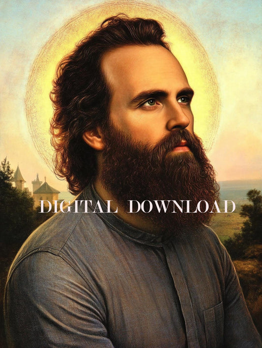 Saint Isidore the Farmer DIGITAL DOWNLOAD Custom Print