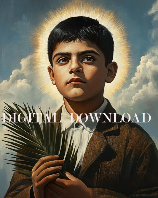 St. Jose Sanchez Del Rio Catholic Image  - Religious Art DIGITAL DOWNLOAD
