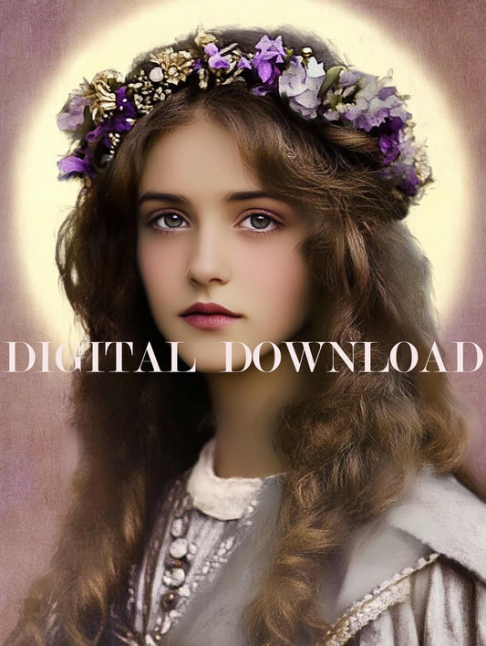 St. Philomena Religious Art DIGITAL DOWNLOAD Catholic Print