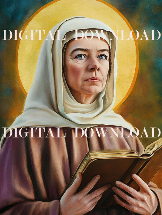 St. Monica of Hippo Religious Art DIGITAL DOWNLOAD Catholic Print