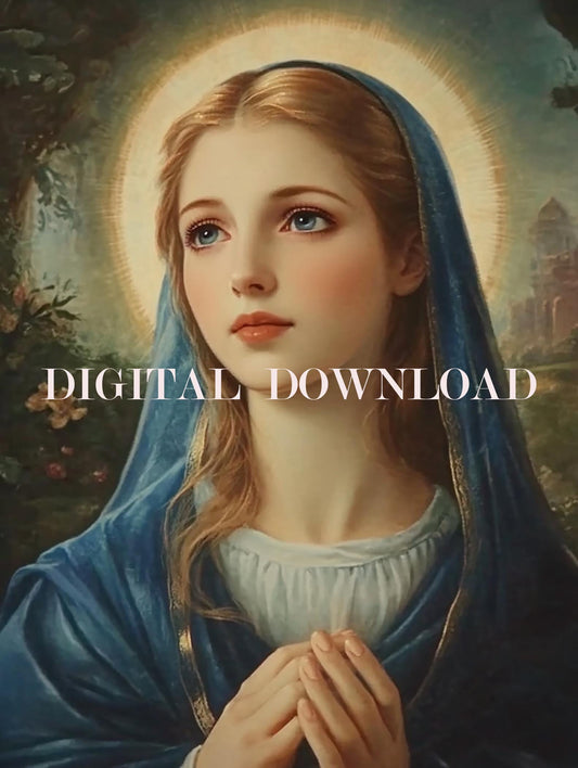 Saint Angela Merici Digital Print | Catholic Wall Art | Inspirational Religious Decor | Instant Download