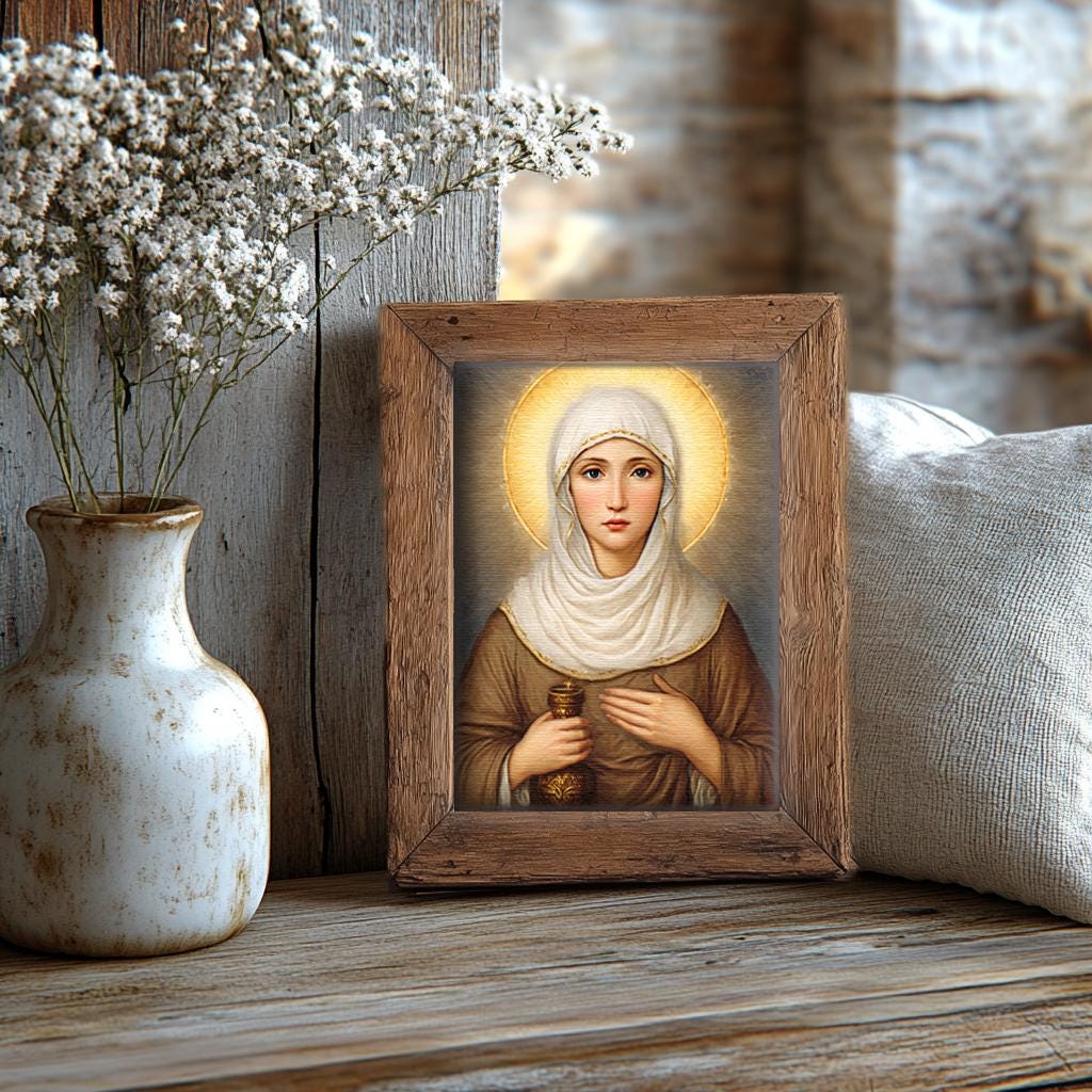 Saint Joanna Digital Download Print | Myrrhbearer Religious Art | Spiritual Wall Decor & Christian Home Art