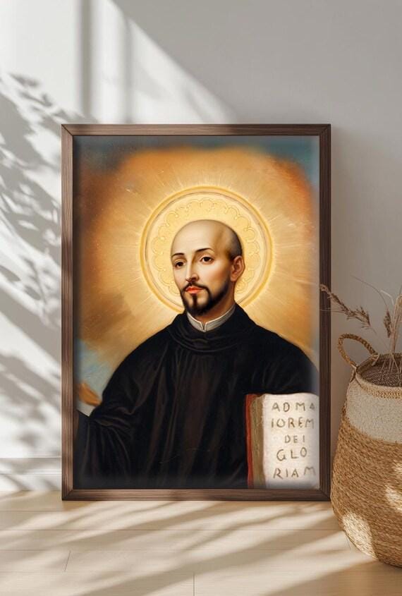 Ignatius of Loyola Digital Download | Catholic Art Print | St. Ignatius Religious Decor | Inspirational Wall Art