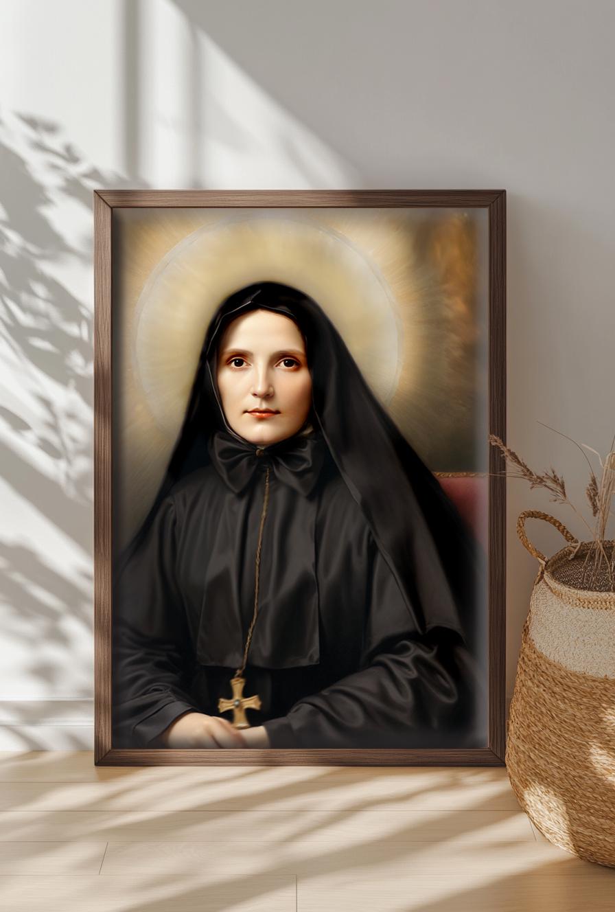 Religious Art | Saint Frances Xavier Cabrini Digital Download | Mother Cabrini Catholic Print for Home Decor & Gifts