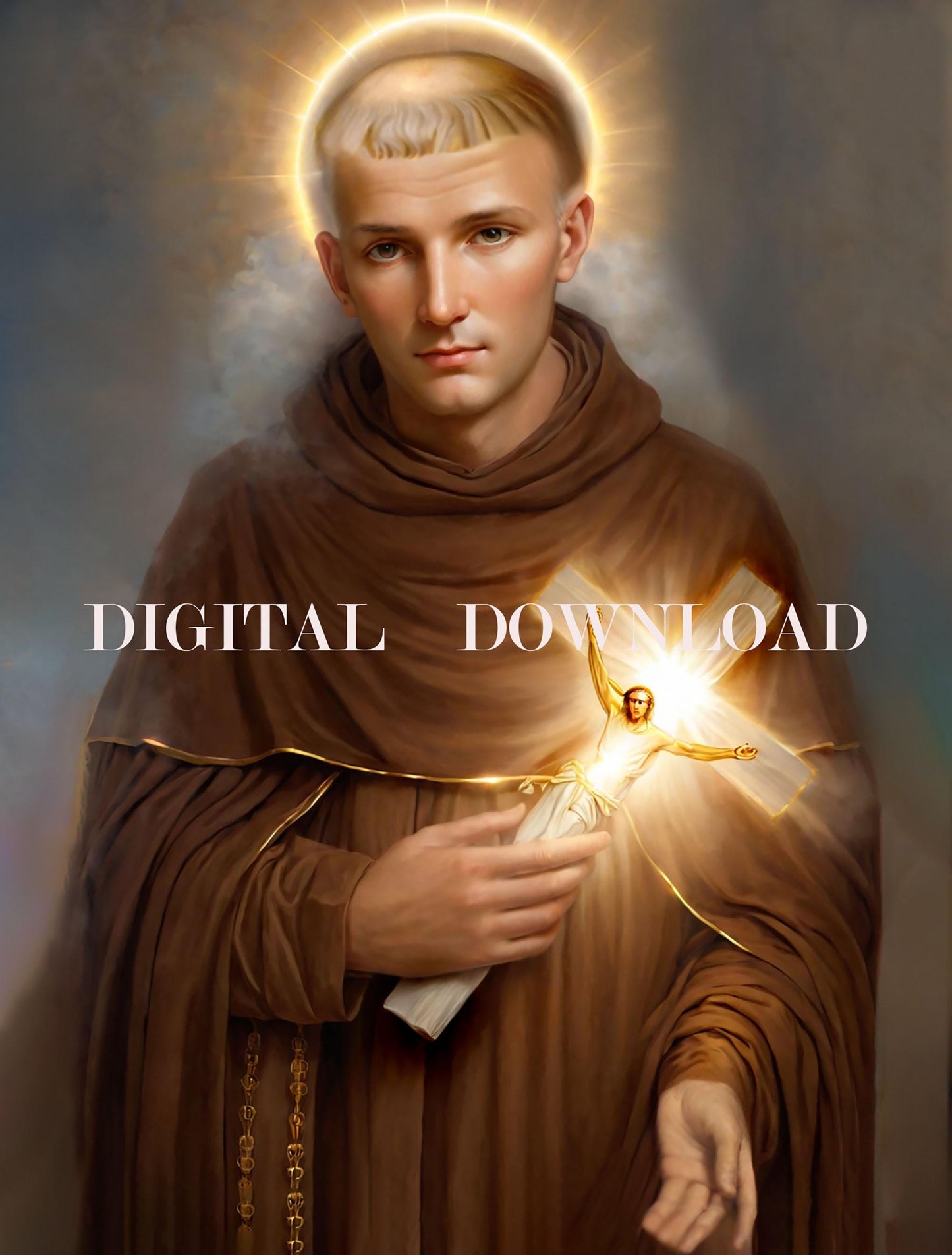 St. Philip Benizi Image DIGITAL DOWNLOAD catholic Art Print Christian