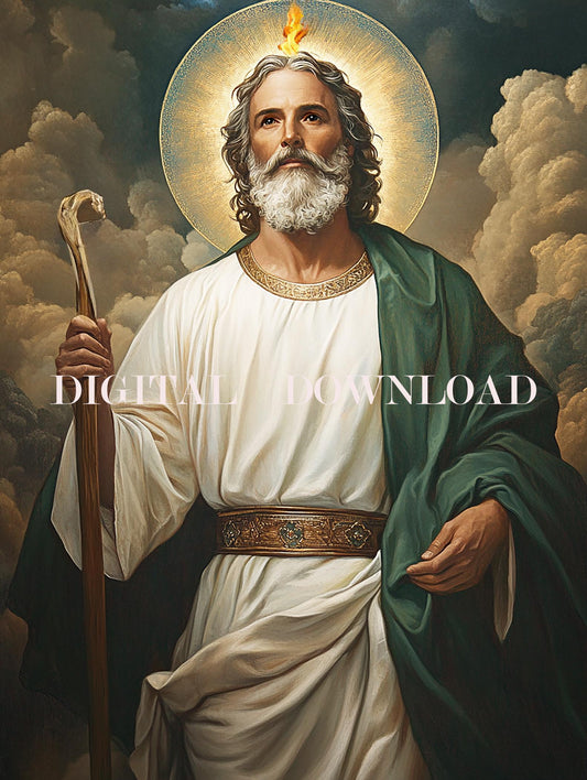 St. Jude Thaddeus Digital Art Printable – Patron Saint of Hopeless Cases & Miracles