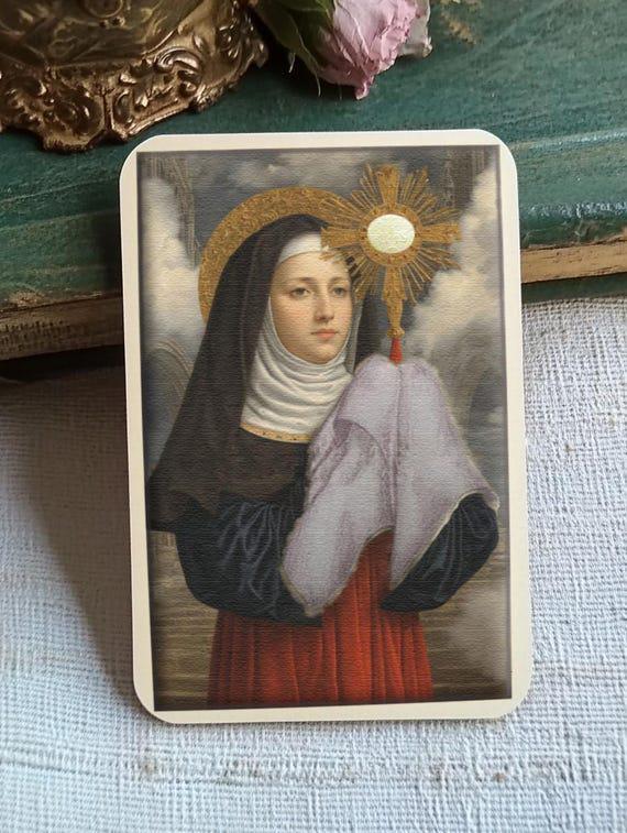 Saint Juliana of Liege Religious Art Print | Digital Download for Home Decor & Spiritual Inspiration