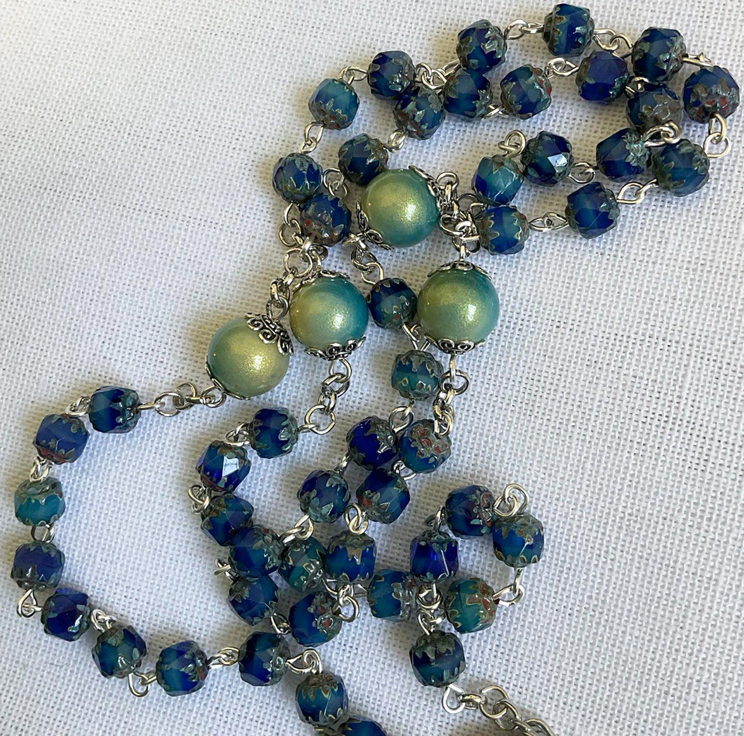 Protection Rosary - St. Michael the Archangel Prayer Beads for Spiritual Guidance & Defense, Handmade Catholic Gift, Unique Rosaries