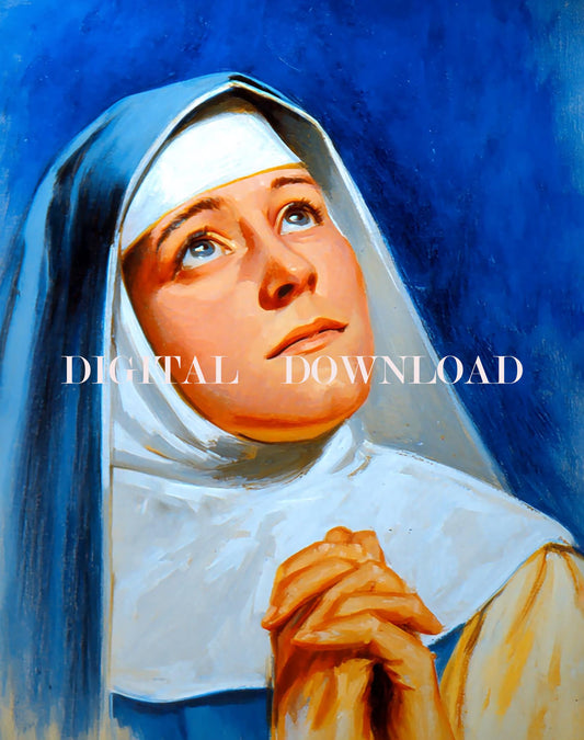 Saint Carmen Salles Y Barangueras - Catholic DIGITAL DOWNLOAD Religious Art Print Christian