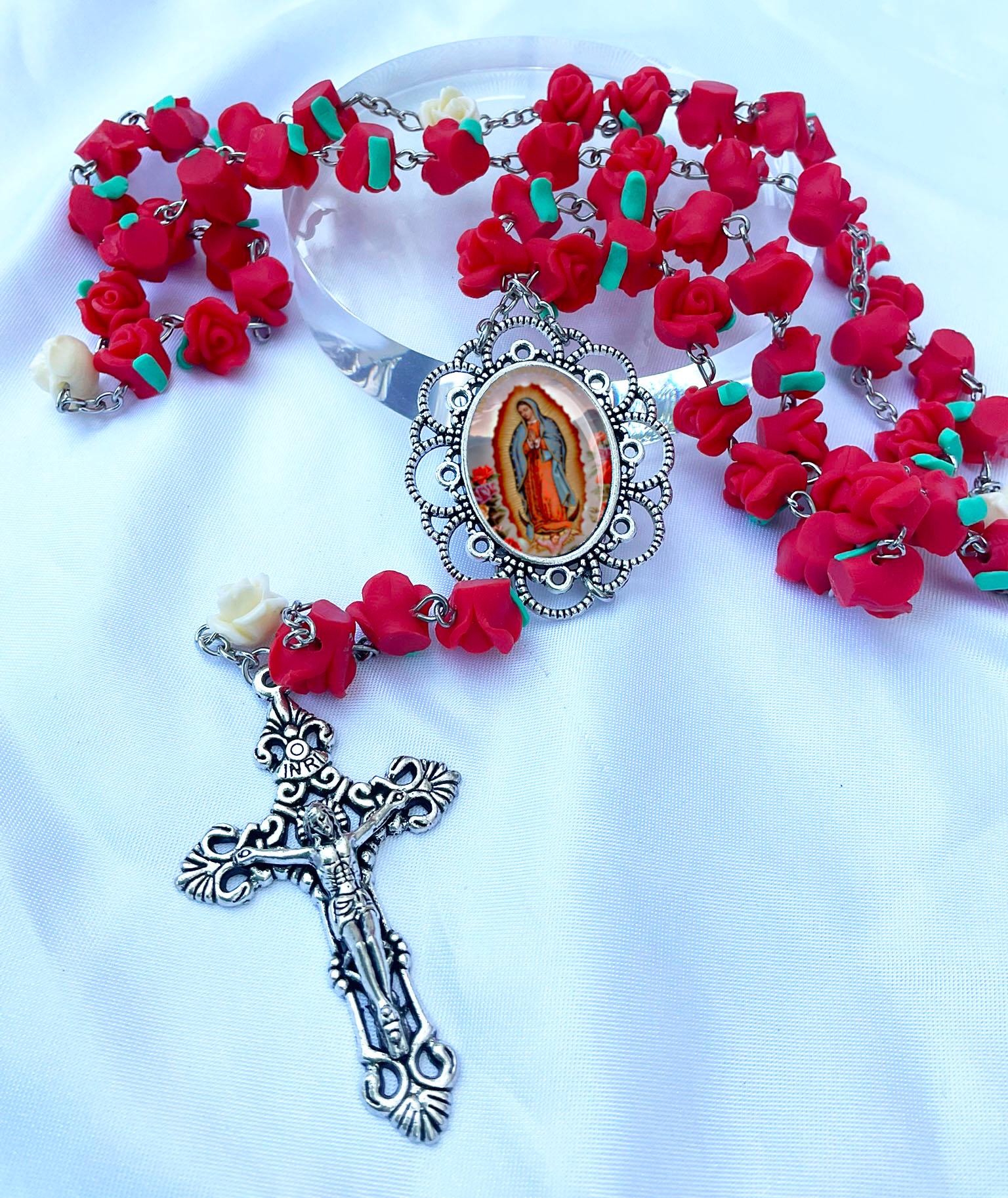 Our Lady of Guadalupe Red Roses Rosary